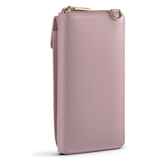 Lazarotti Bologna Cartera de piel con cremallera Funda para teléfono móvil Piel 19 cm