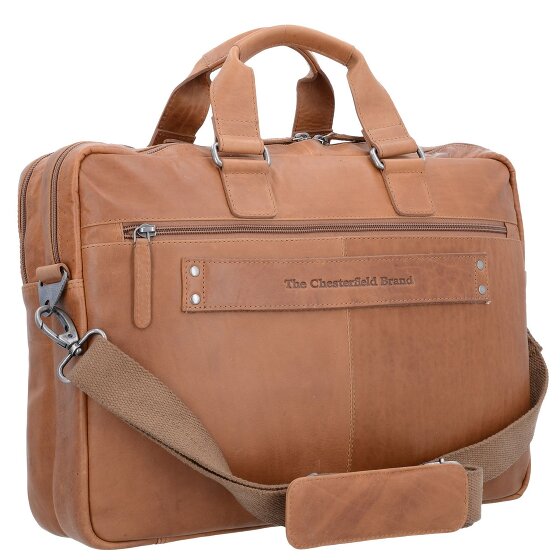The Chesterfield Brand Wax Pull Up Maletín Piel 40 cm Compartimento para el portátil