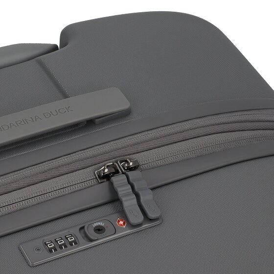 Mandarina Duck Flyduck 4 ruedas Trolley 69 cm Con fuelle expandible
