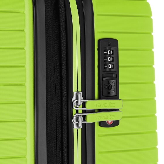 Travelite Orbita 4 ruedas Juego de maletas 3 piezas con pliegue de expansión