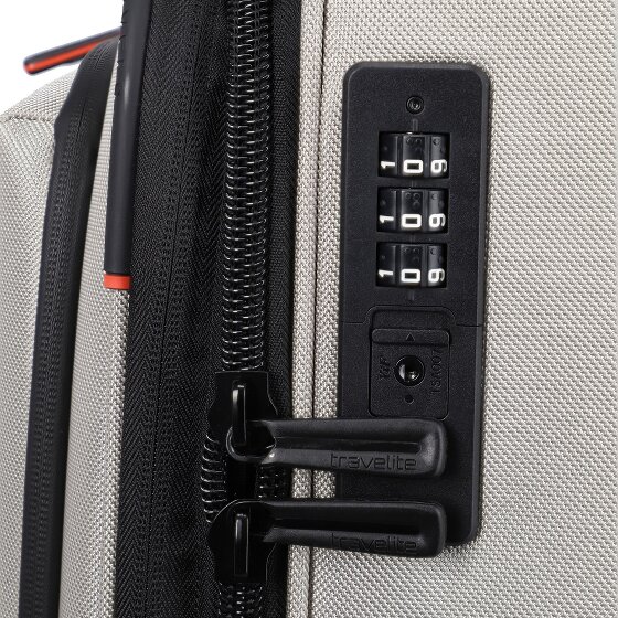 Travelite Crosslite 5.0 4 ruedas Carrito M 66 cm con pliegue de expansión