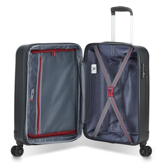 Roncato Kinetic 2.0 4 ruedas Carro de la cabina 55 cm con pliegue de expansión