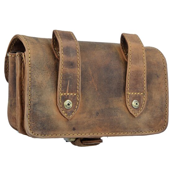 Greenburry Riñonera Militar Vintage Piel 16 cm