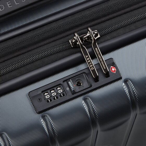 Delsey Paris Longitude 4 ruedas Carro de la cabina 55 cm con pliegue de expansión