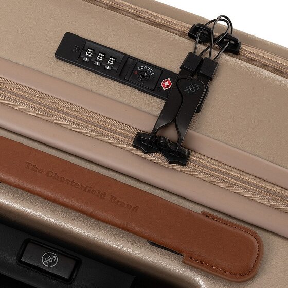 The Chesterfield Brand Zuna 4 ruedas Carro de la cabina S 55 cm Compartimento para el portátil