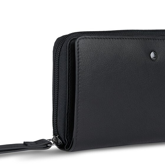 bugatti Black Magic Cartera Protección RFID Piel 15.5 cm