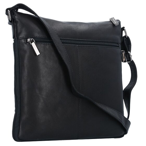 Greenland Nature Black Nappa Bolsa de hombro Piel 29 cm