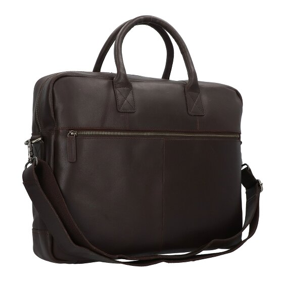 Burkely Maletín Vintage Max Piel 44 cm Compartimento para portátil