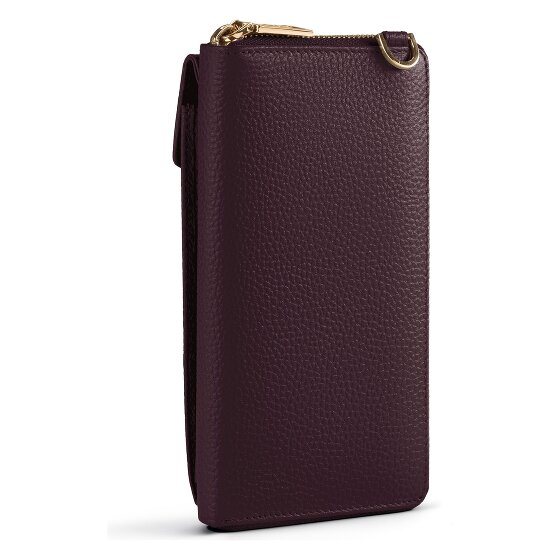 Lazarotti Bologna Cartera de piel con cremallera Funda para teléfono móvil Piel 19 cm