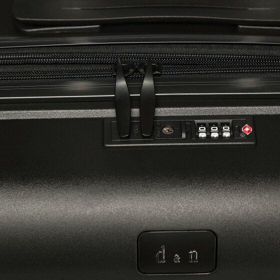 d&n Travel Line 4700 4 ruedas Juego de maletas 3 piezas con pliegue de expansión