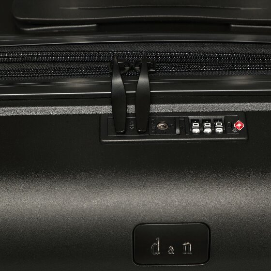 d&n Travel Line 4700 4 ruedas Juego de maletas 3 piezas con pliegue de expansión