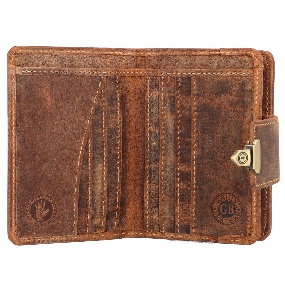 Greenburry Cartera de cuero vintage de 12,5 cm
