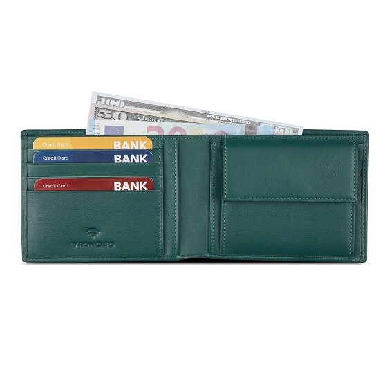 Roncato Detroit Cartera Protección RFID Piel 12 cm