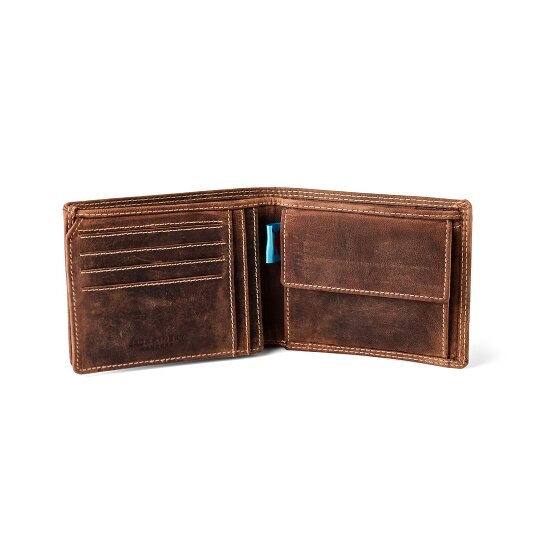 Jack Kinsky Baltimore 101 Cartera Protección RFID Piel 13 cm