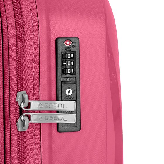 Gabol Infinity 4 ruedas Juego de maletas 3 piezas con pliegue de expansión