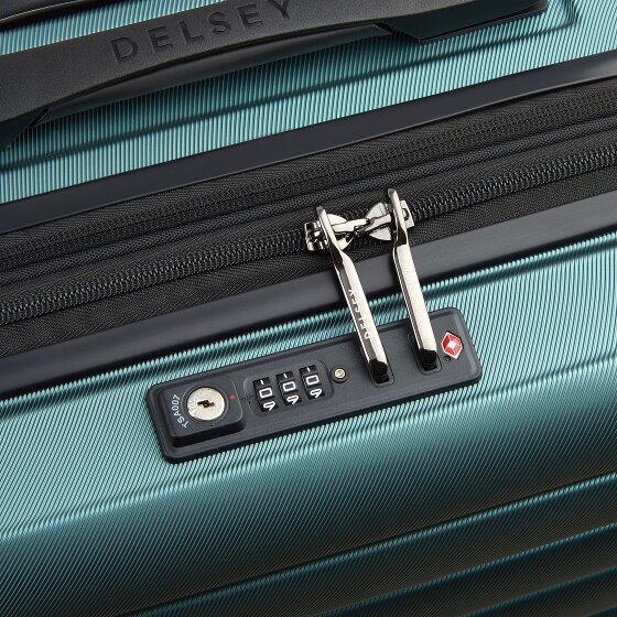 Delsey Paris Trolley de negocios Shadow 5.0 de 4 ruedas Compartimento para portátil de 38 cm con pliegue de expansión