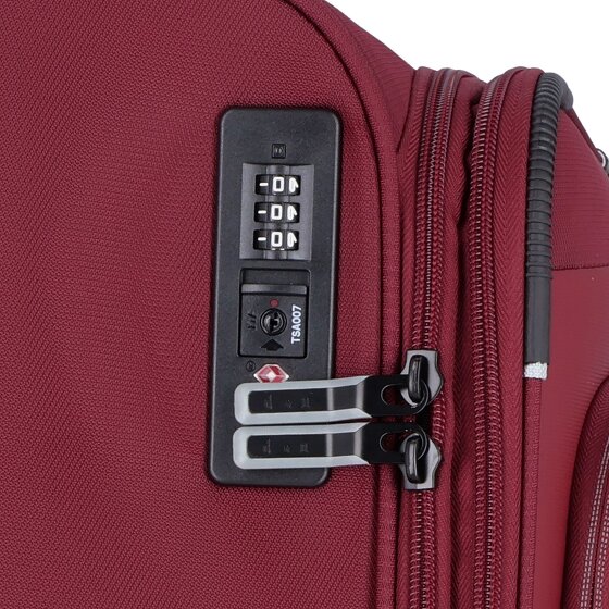 d&n Travel Line 9504 4 ruedas Juego de maletas 3 piezas con pliegue de expansión