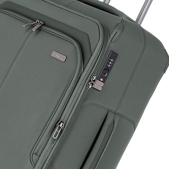 Travelite Priima 4 ruedas Carrito 68 cm con pliegue de expansión