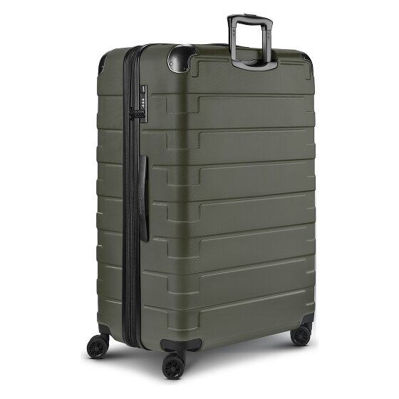 Tonino Lamborghini Trolley Milano de 4 ruedas XL 83 cm tamaño especial con pliegue extensible