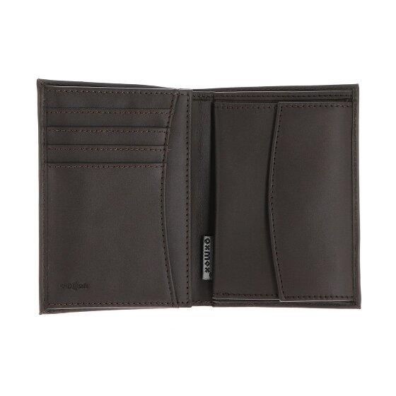 oxmox Leather Cartera Bloqueo RFID Piel natural 10 cm