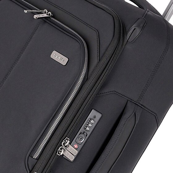 Travelite Priima 4 ruedas Carro de la cabina 55 cm con pliegue de expansión