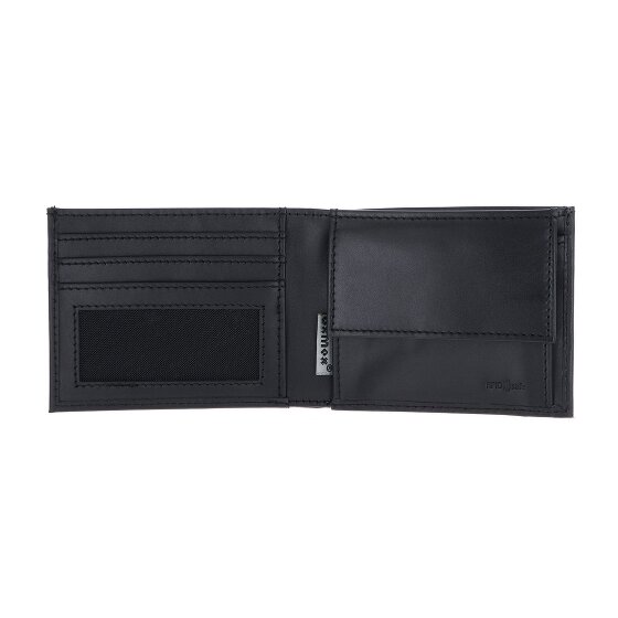 oxmox Leather Cartera Bloqueo RFID Piel natural 11 cm