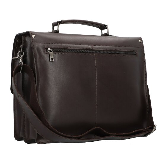 Burkely Maletín Scott Vintage Piel 38 cm