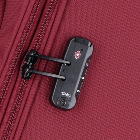 d&n Travel Line 9704 4 ruedas Carrito L 78 cm con pliegue de expansión