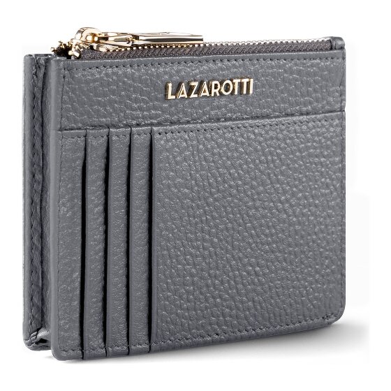 Lazarotti Estuche para llaves de piel Bolonia 11,5 cm con compartimento para etiqueta de aire