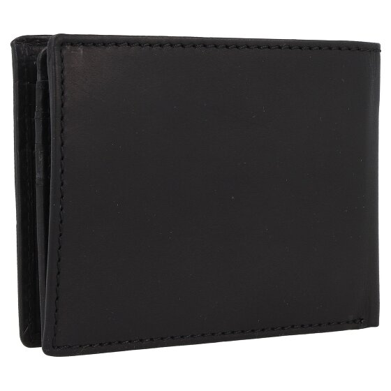 Greenburry Pure Black Cartera Protección RFID Piel 13 cm