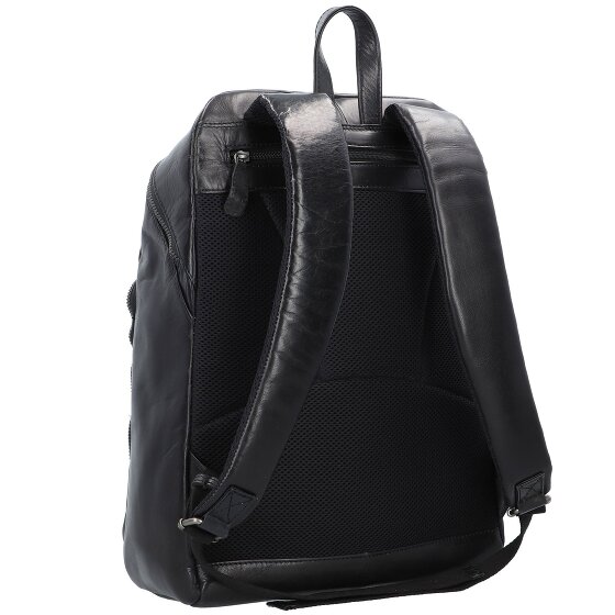 Plevier Rock Amaril Mochila de negocios Piel 43 cm Compartimento para el portátil