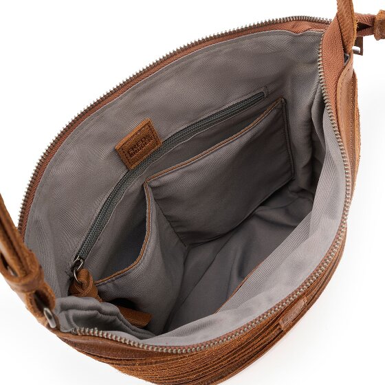 FredsBruder Riffelinchen Bolsa de hombro Piel natural 23 cm