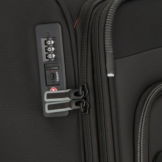 d&n Travel Line 9504 4 ruedas Carrito L 76 cm con pliegue de expansión