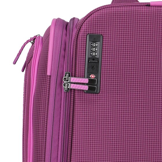 Travelite Corsiica 4 ruedas Carrito L 77 cm con pliegue de expansión