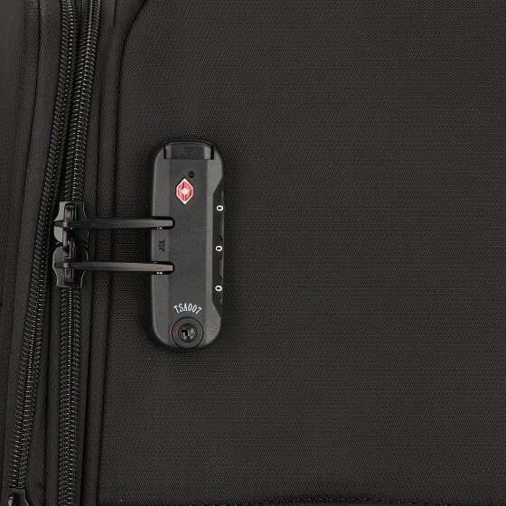 d&n Travel Line 9704 4 ruedas Juego de maletas 3 piezas con pliegue de expansión