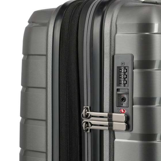 Travelite Air Base 4 ruedas Carro de la cabina 55 cm con pliegue de expansión