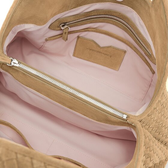 LES VISIONNAIRES Paz Weave Bolsa de hombro Piel 44 cm