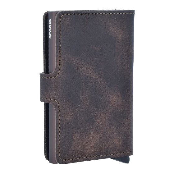 Secrid Miniwallet Vintage Estuche para tarjetas de crédito Cartera de piel RFID 6,5 cm