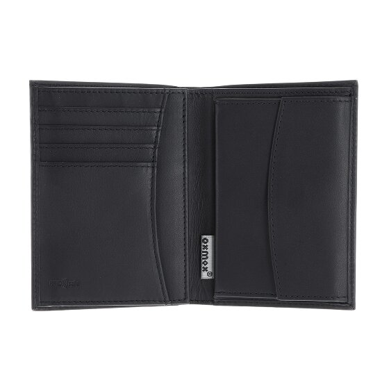 oxmox Leather Cartera Bloqueo RFID Piel natural 13 cm