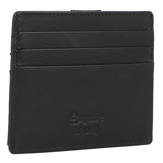 Esquire Estuche para tarjetas de crédito de napa Oslo de cuero RFID de 9,5 cm