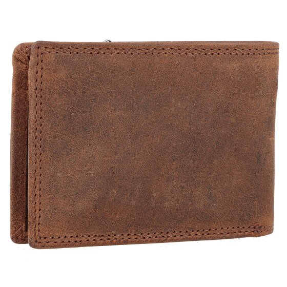 Greenland Nature Billetera Montenegro de cuero RFID 10,5 cm