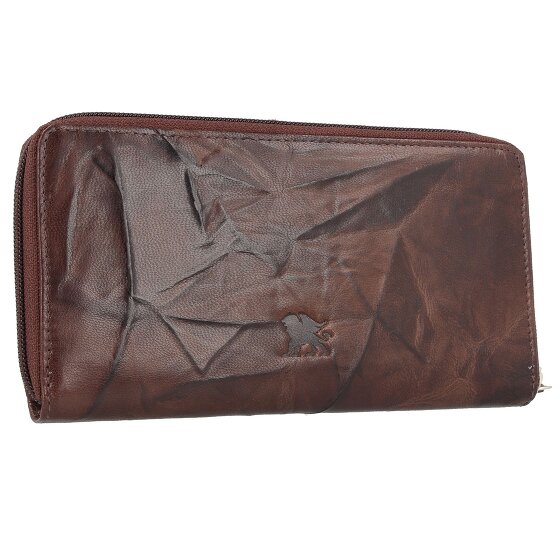 mano Donna Aurona Billetera RFID Piel 19 cm