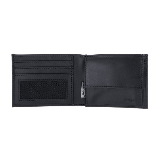 oxmox Leather Cartera Bloqueo RFID Piel natural 11 cm