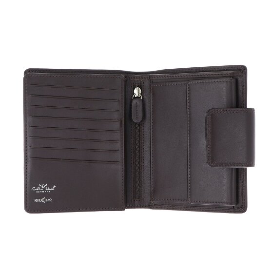 Golden Head Polo Billetera de cuero RFID 11 cm