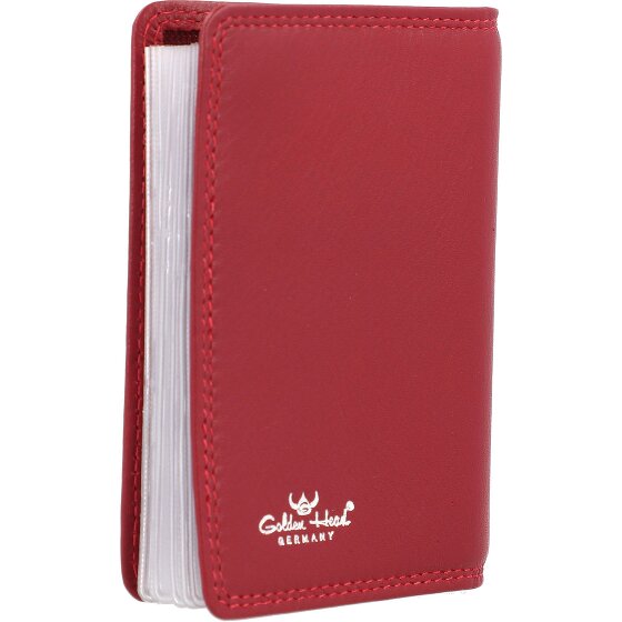 Golden Head Estuche para tarjetas de crédito Polo RFID de cuero 7 cm
