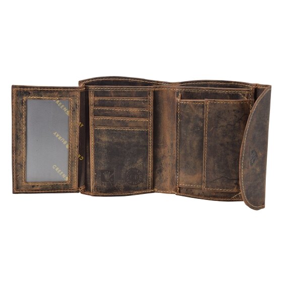 Greenburry Cartera vintage de cuero 13,5 cm
