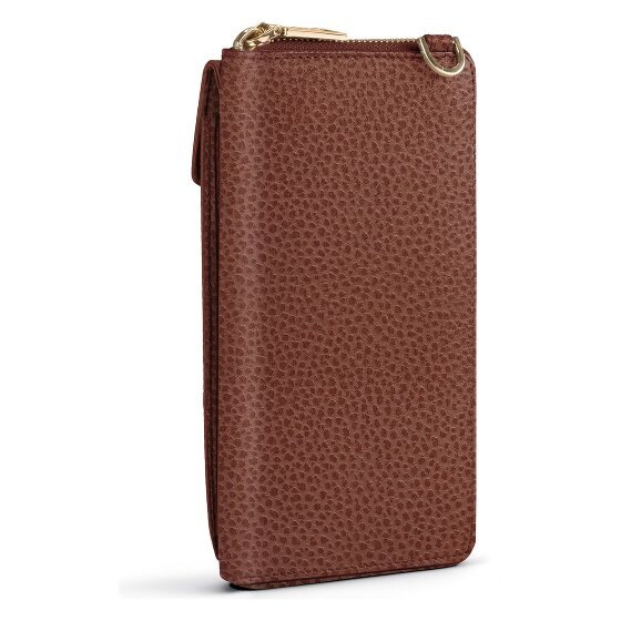 Lazarotti Bologna Cartera de piel con cremallera Funda para teléfono móvil Piel 19 cm