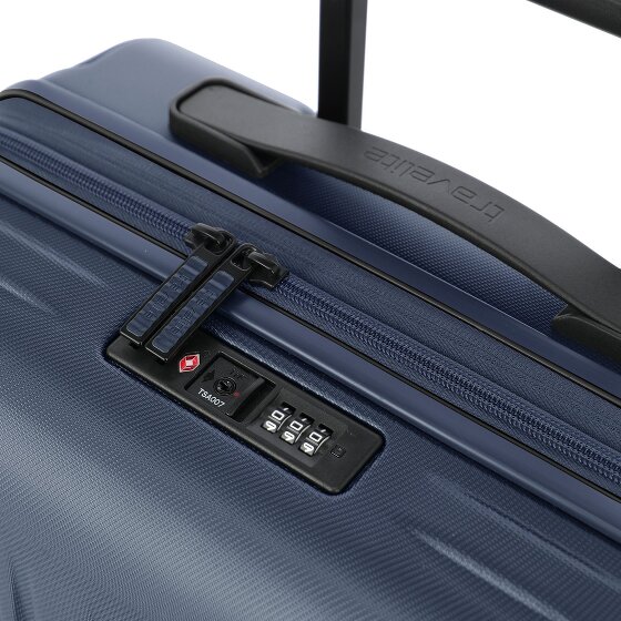 Travelite Dynamiic 4 ruedas Carro de la cabina 55 cm con pliegue de expansión
