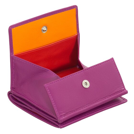 DuDu Cartera de cuero de 9,5 cm