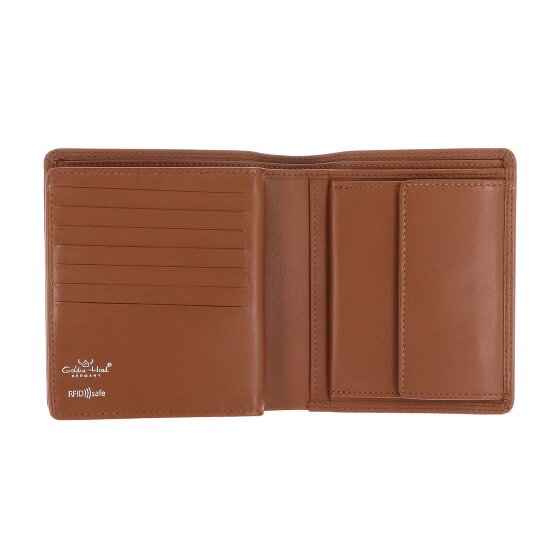 Golden Head Polo Cartera Bloqueo RFID Piel natural 11.5 cm